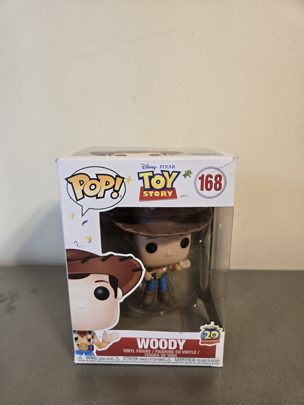 Funko Pop! Disney Pixar Toy Story 20th Anniversary Woody Vinyl Figure #168